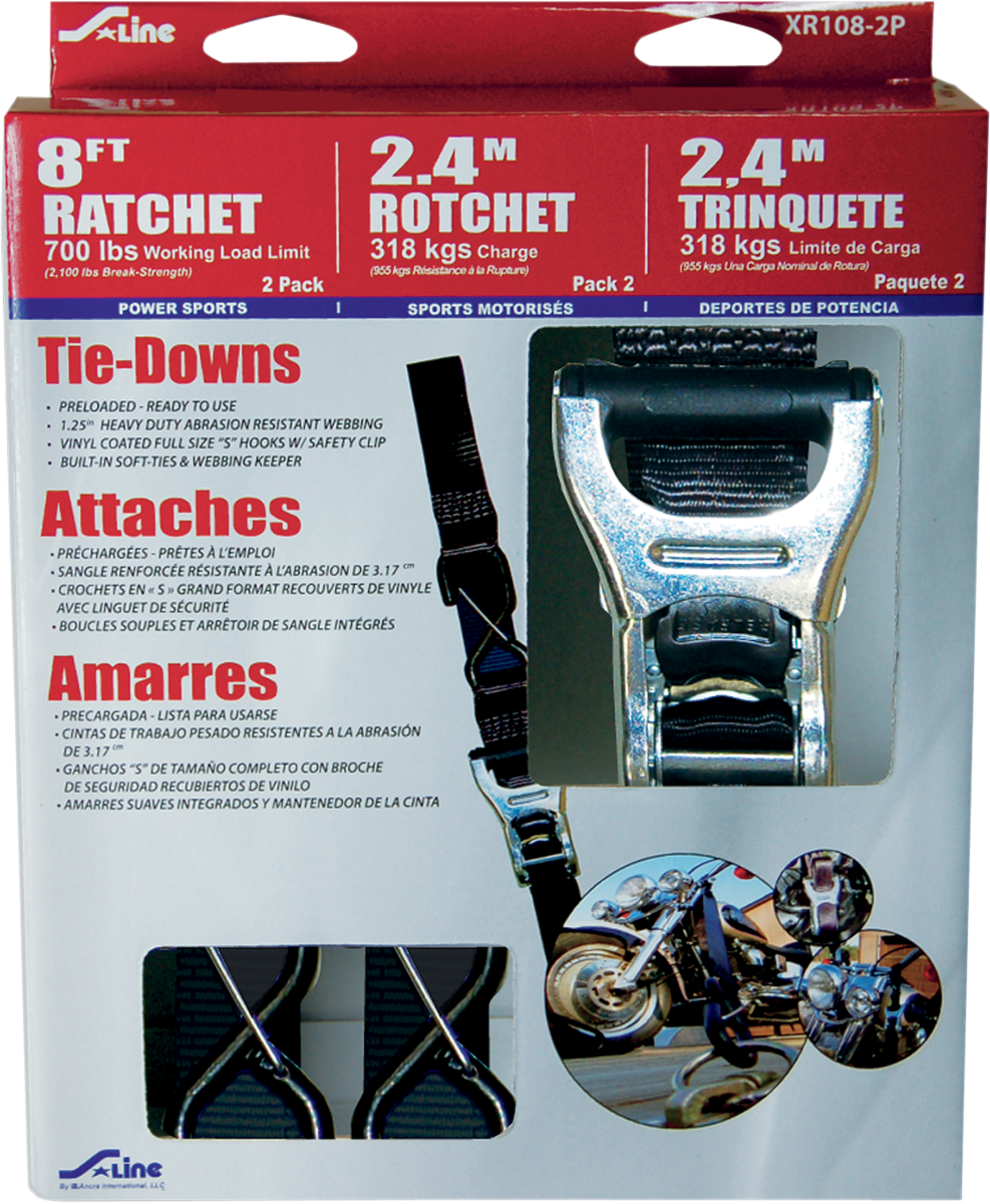 X-Series 1-1/4" Ratchet Tie-Downs