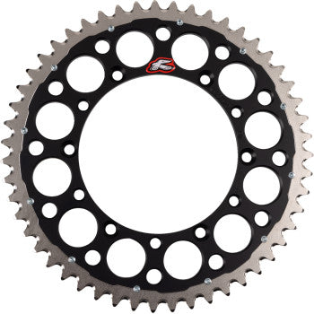 RENTHAL Twinring™ Rear Sprocket - 51 Tooth - Black - Kawasaki/Suzuki