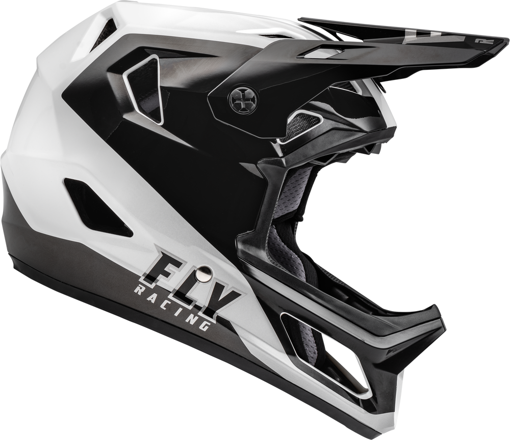 Fly Racing Rayce Black/Whte Helmet