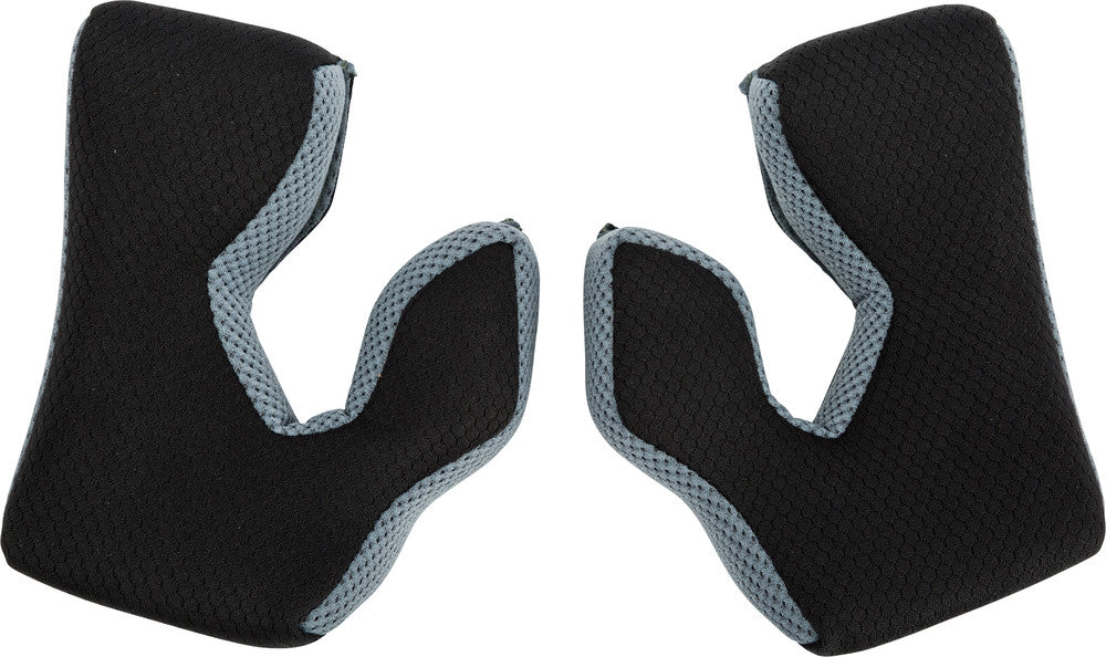 FLY RACING FORMULA CHEEK PAD BLACK/COOL GREY MD 45MM
