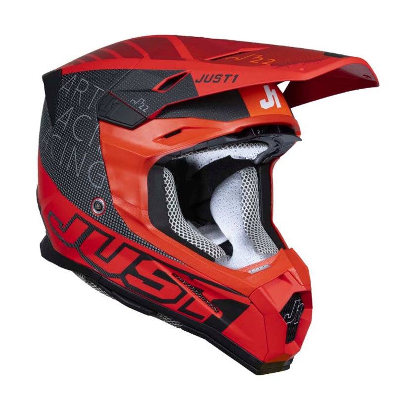 Just1 J22F Dynamo Black/Red Helmet (M)