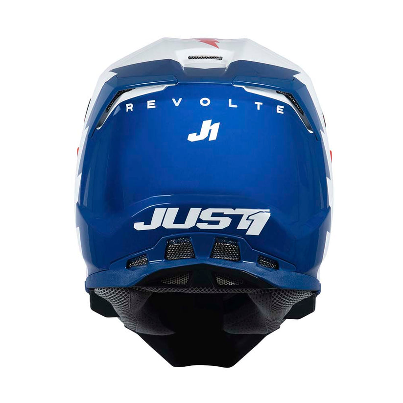 Just1 J22F Revolte Red/Blue/White Helmet