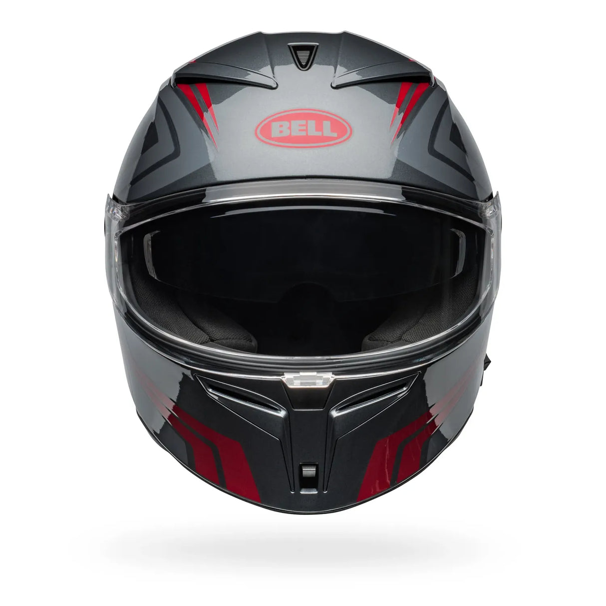 Bell Jetstream Gloss Gray/Candy Red Helmet