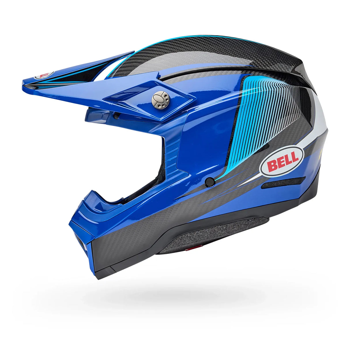 Bell Moto-10 Spherical Evade Gloss Blue/Black Helmet