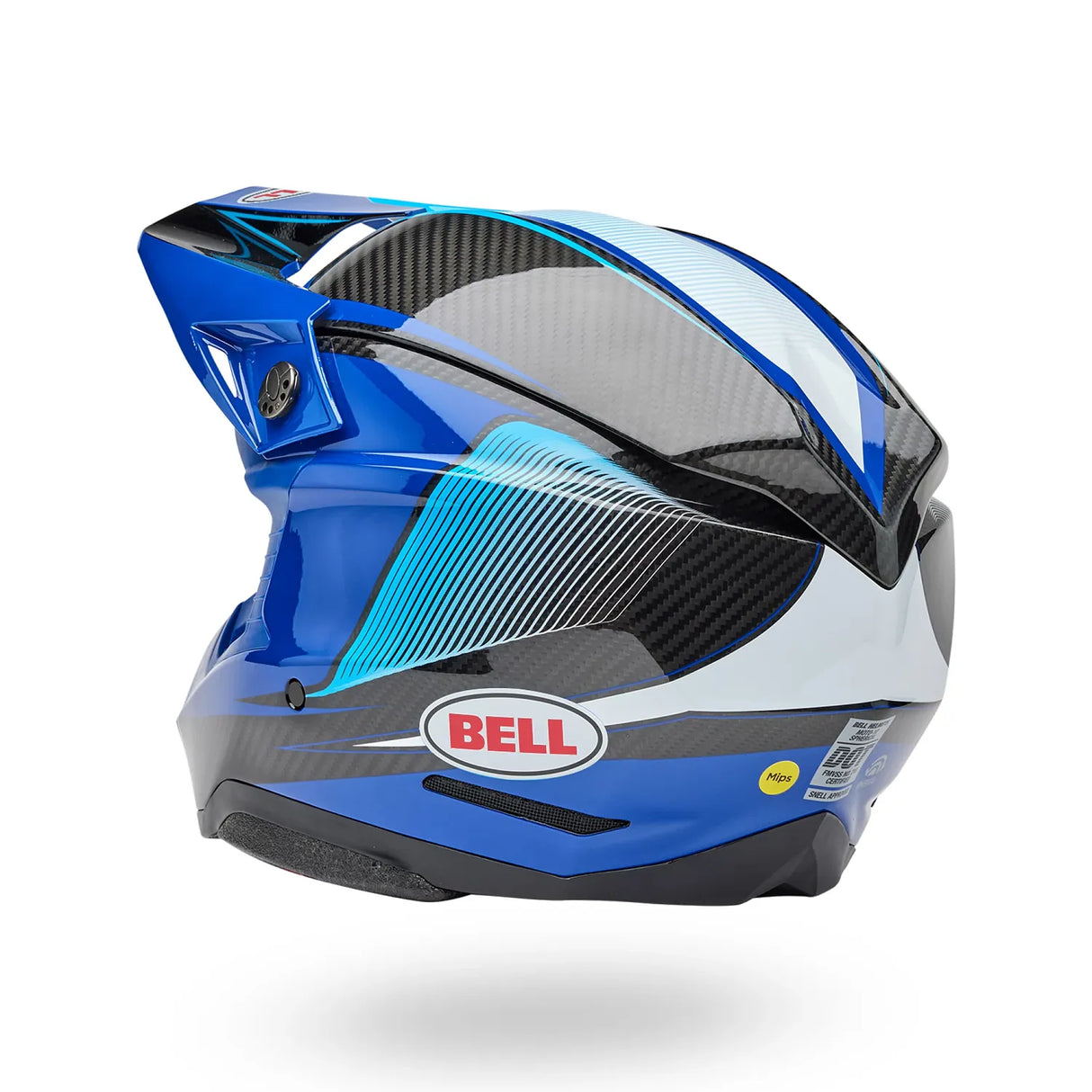 Bell Moto-10 Spherical Evade Gloss Blue/Black Helmet