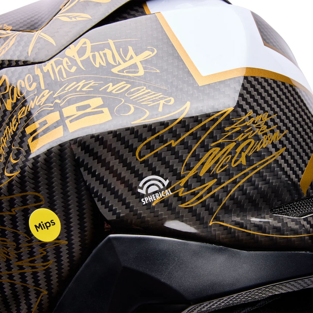 Bell Moto-10 Spherical Fasthouse Did 25 Gloss Black/Gold Helmet