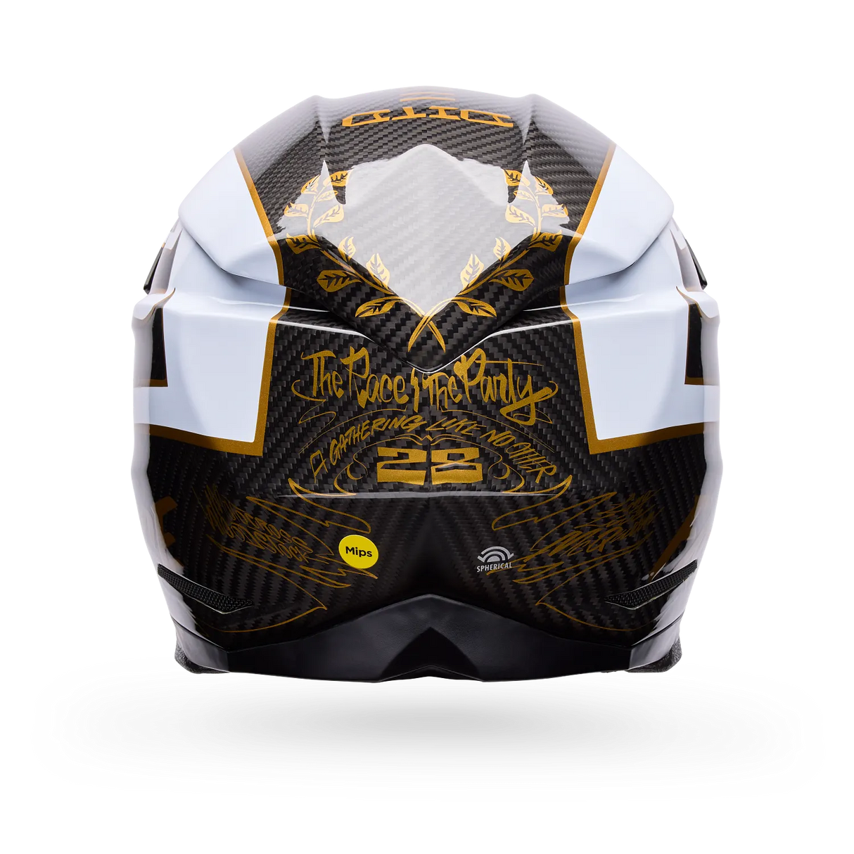 Bell Moto-10 Spherical Fasthouse Did 25 Gloss Black/Gold Helmet