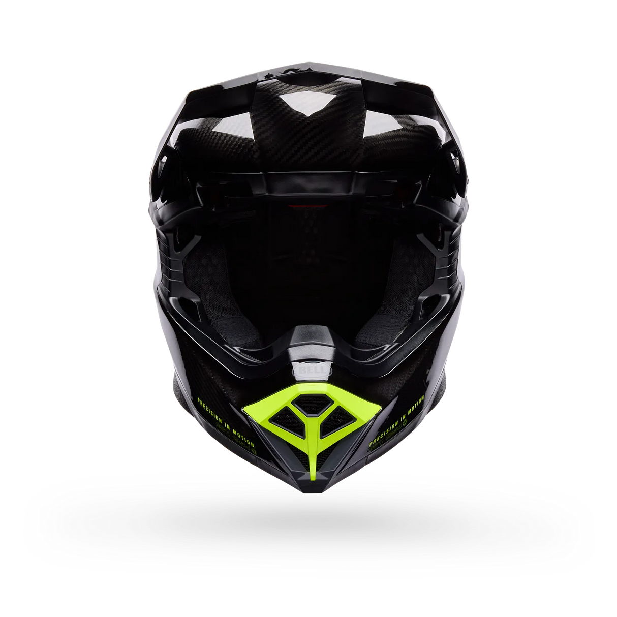 Bell Moto-10 Spherical Strike Gloss Yellow/Gray Helmet