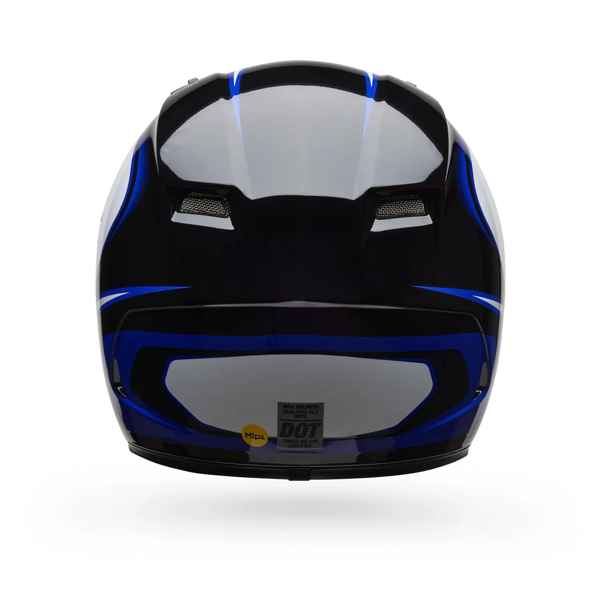 Bell Qualifier DLX Mips Tarmac Gloss White/Blue Helmet