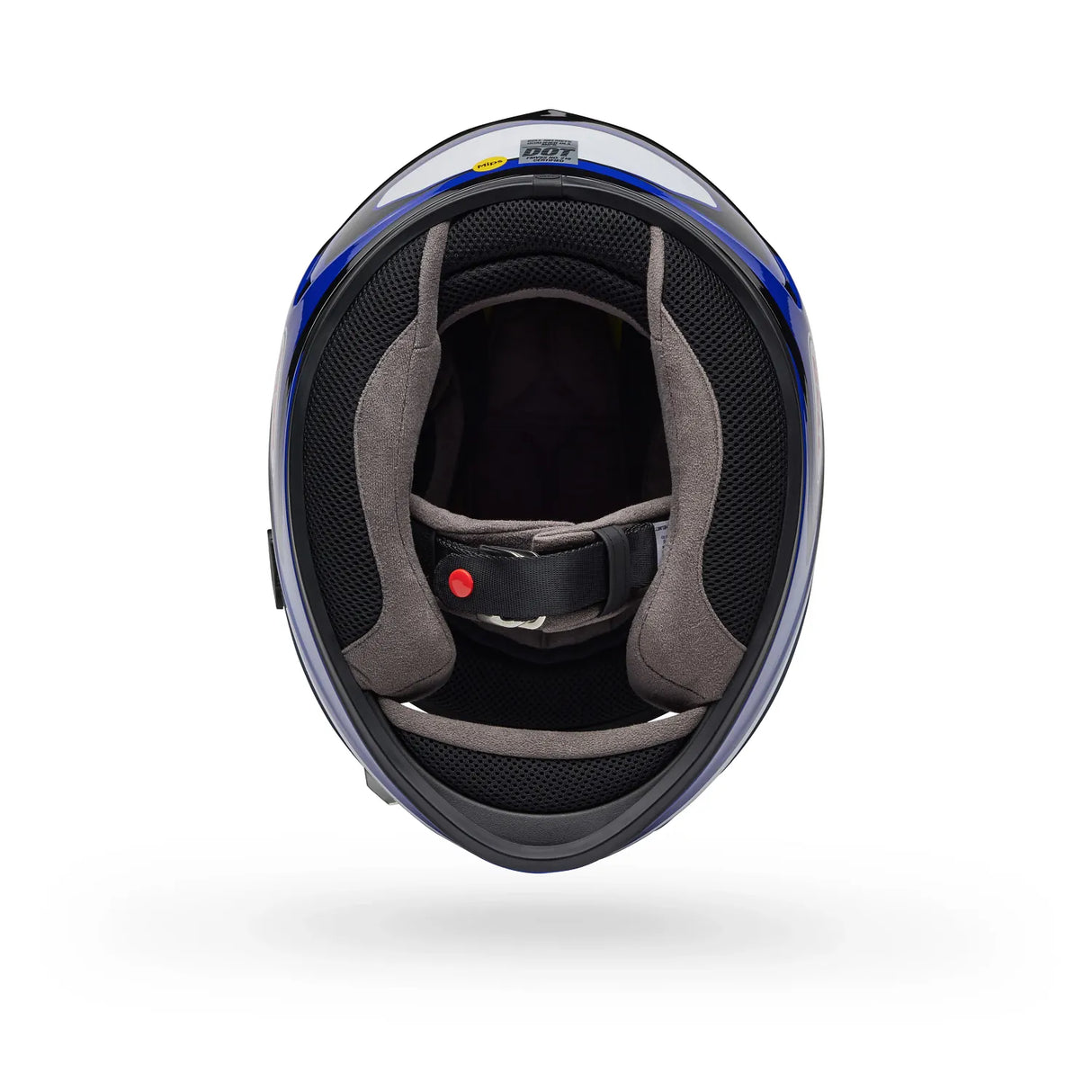Bell Qualifier DLX Mips Tarmac Gloss White/Blue Helmet