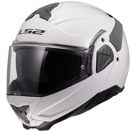 LS2 SOLID - GLOSS WHITE - Advant II Helmet