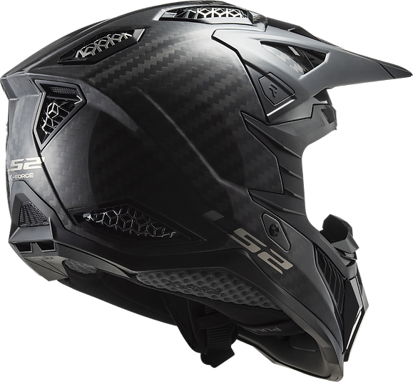 LS2 SOLID - MATTE CARBON - X-Force Carbon Helmet