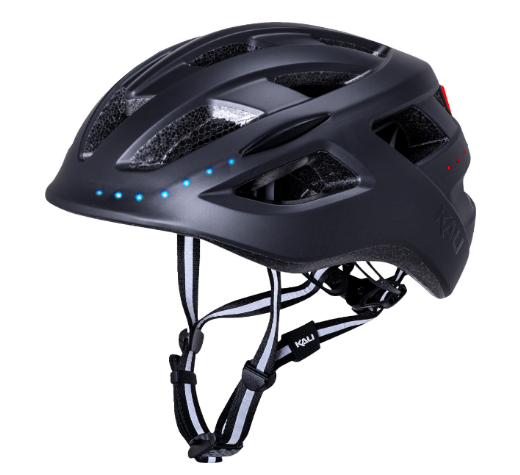 Kalli Central Lit Solid Helmet Matte Black