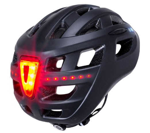 Kalli Central Lit Solid Helmet Matte Black