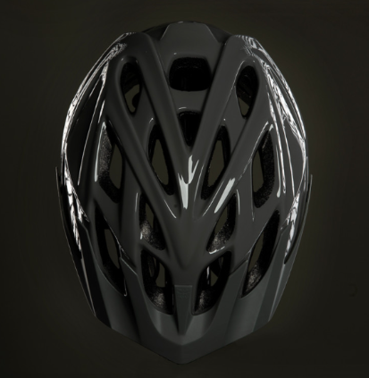 Kalli Chakra Solo Solid Helmet Black