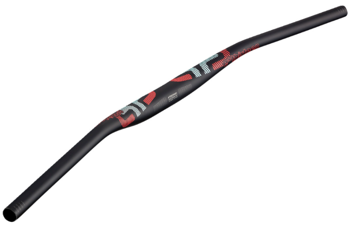 E*thirteen Race Carbon Handlebar - 35 mm - 35 mm Rise - Seafoam Red
