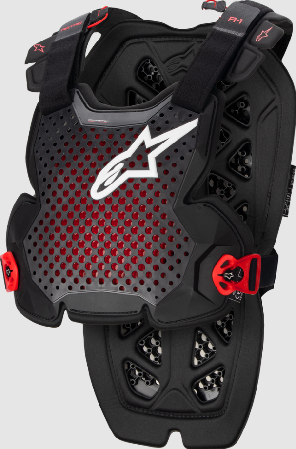 Alpinestars A-1 Pro Black/White/Red Chest Guard