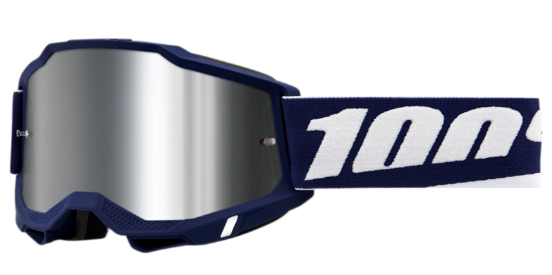 100 Percent Accuri 2 Goggle - Mifflin - Silver Flash Mirror Lens