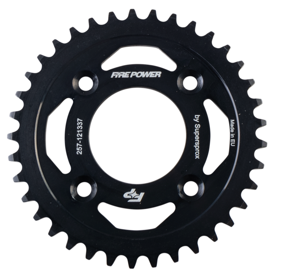 FIRE POWER REAR SPROCKET STEEL 37T BLK