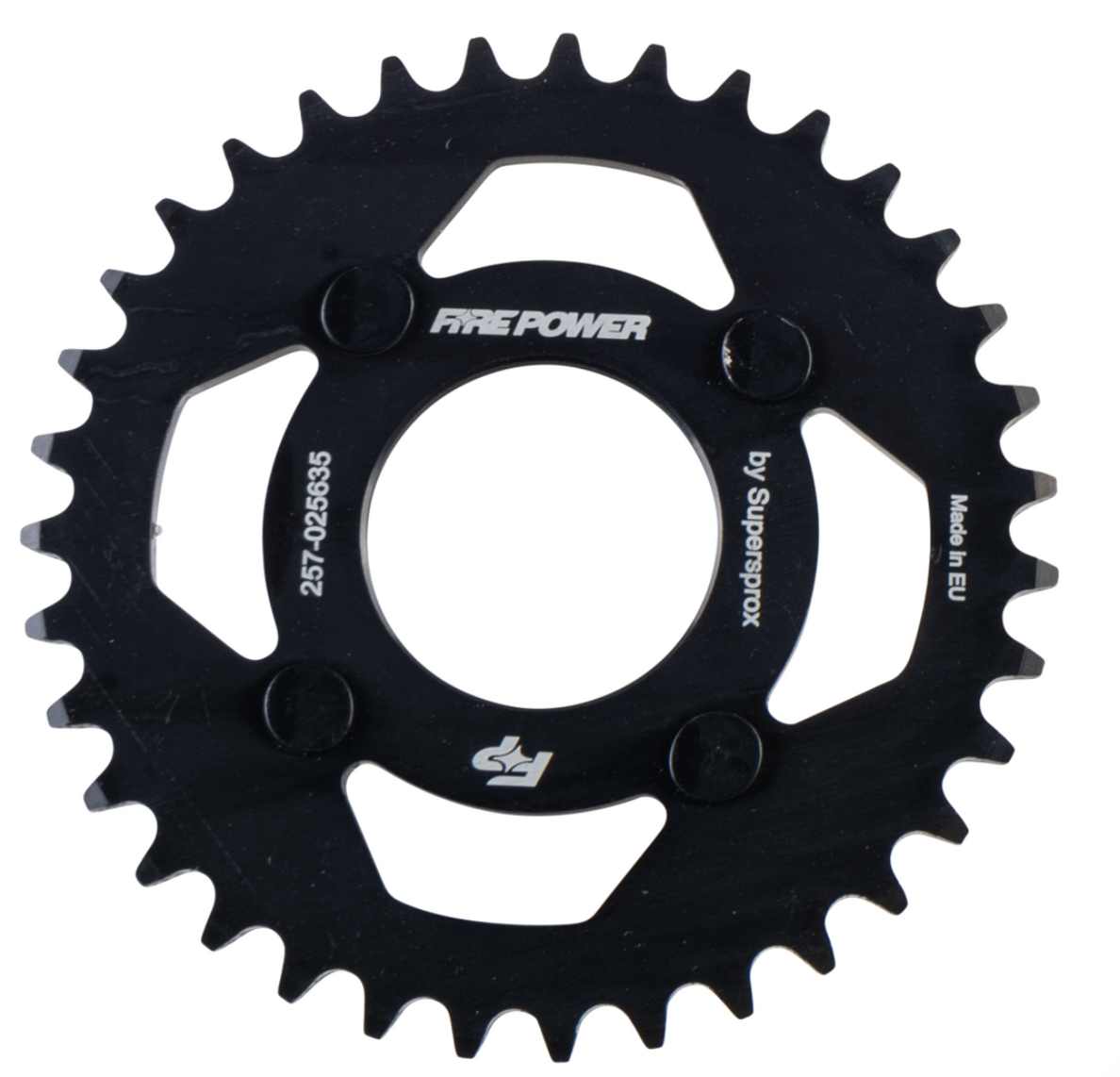 FIRE POWER REAR SPROCKET STEEL 35T BLK