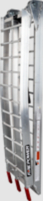 FIRE POWER CURVED ALUMINUM RAMP 88" X 11.25" FOLDING