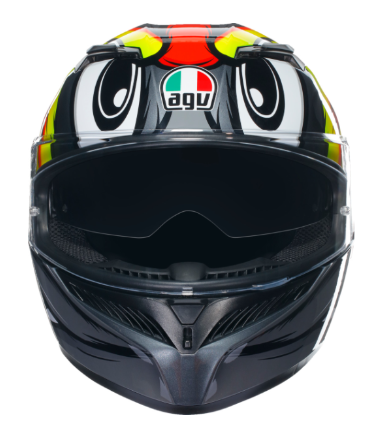 AGV K3 Birdy 2.0 Gray/Yellow/Red Helmet