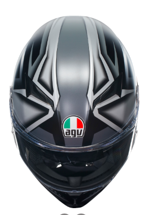AGV K3 Compound Matte Black/Gray Helmet
