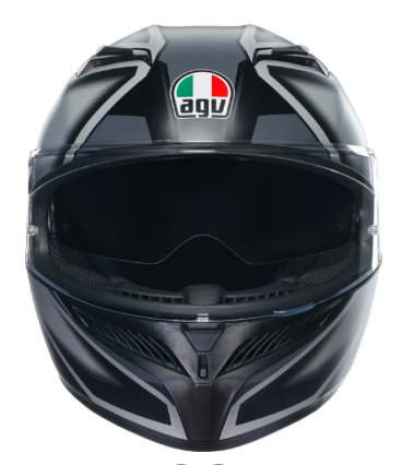 AGV K3 Compound Matte Black/Gray Helmet