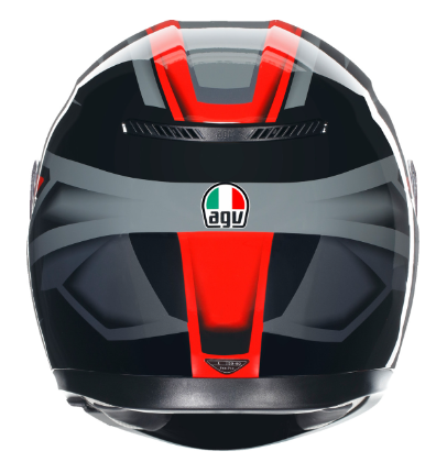 AGV K3 Compound Black/Red Helmet