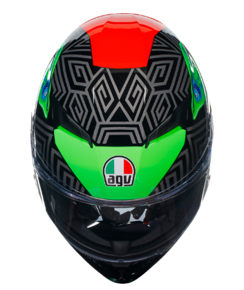AGV K3 Kamaleon Black/Red/Green Helmet