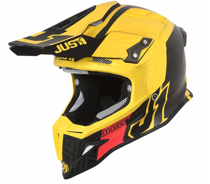 Just1 J12 Carbon Syncro / Yellow / Matte Size M
