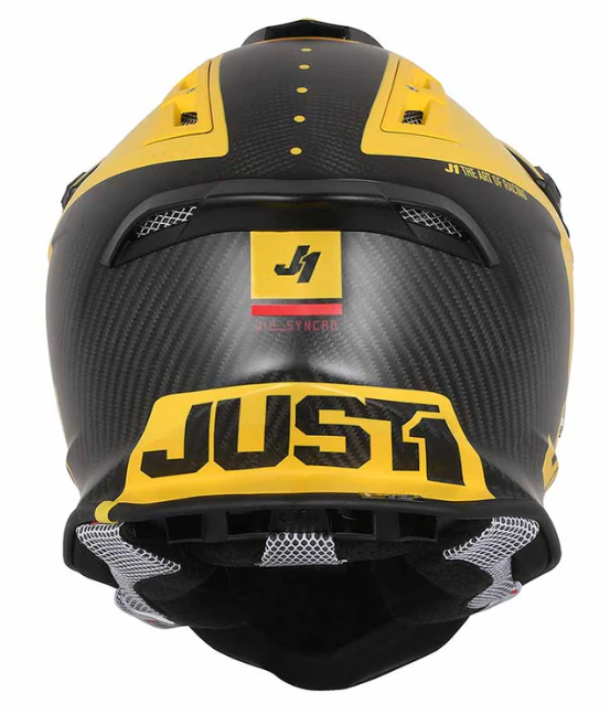 Just1 J12 Carbon Syncro / Yellow / Matte Size M