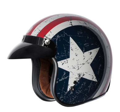 TORC T50 Del Mar Rebel Star Helmet