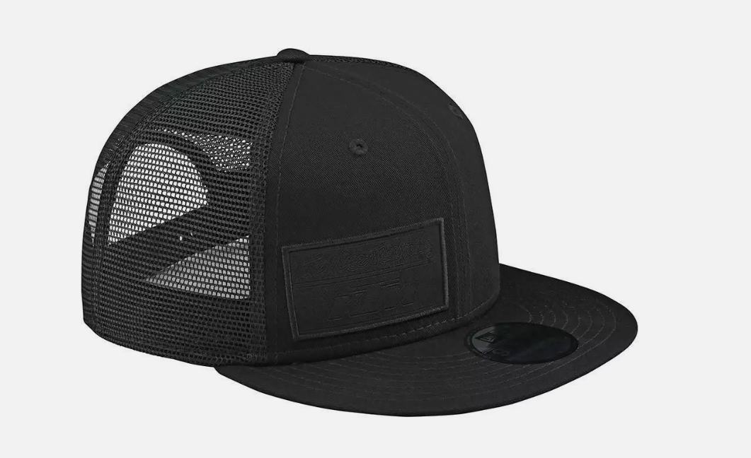Troy Lee Ktm Team Stock Snapback Hat Black