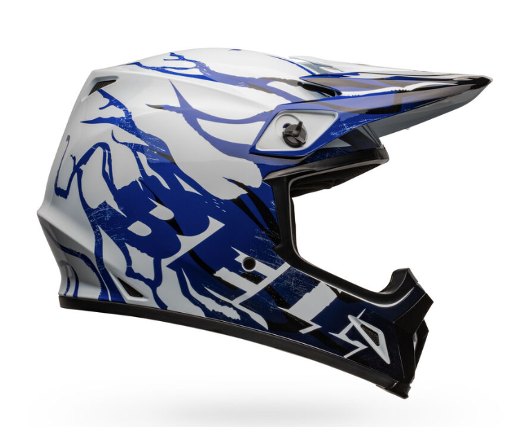 Bell MX-9 Mips Decay Gloss Blue