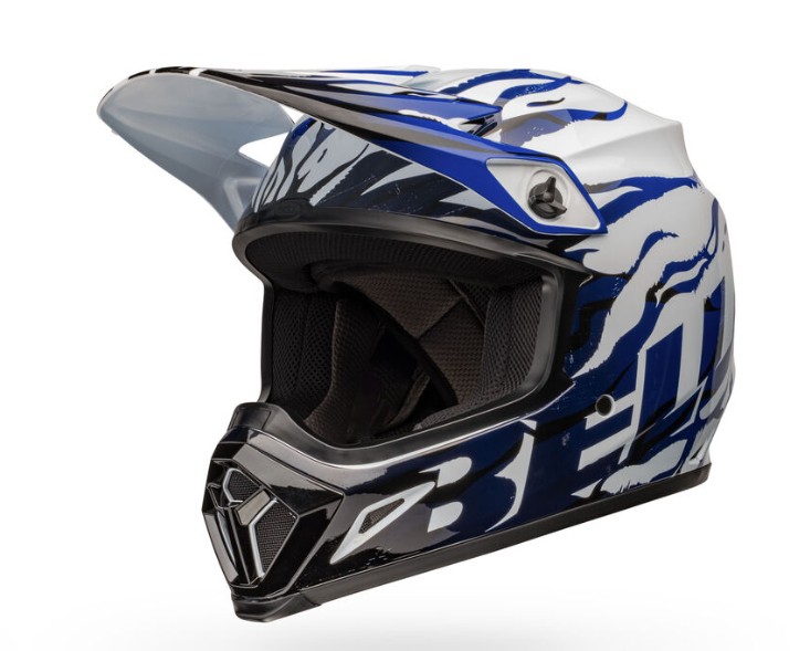 Bell MX-9 Mips Decay Gloss Blue