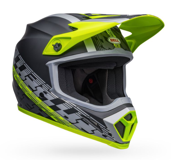 Bell MX-9 Mips Offset Matte Black/Hi-Viz Yellow