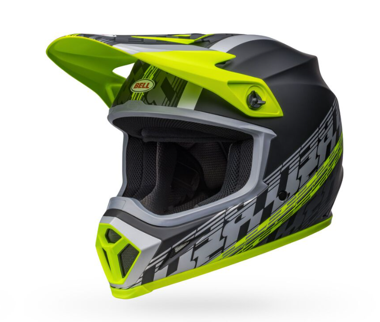 Bell MX-9 Mips Offset Matte Black/Hi-Viz Yellow