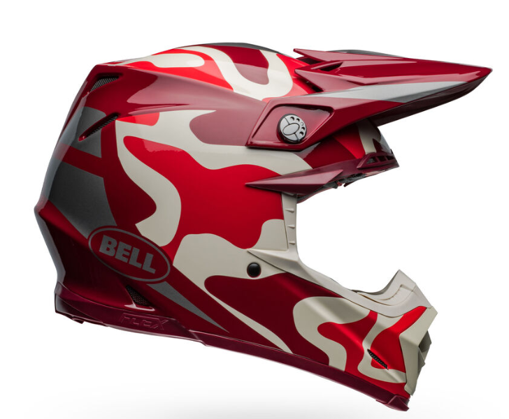 Bell Moto-9S Flex Ferrandis Mechant Gloss Red/Silver