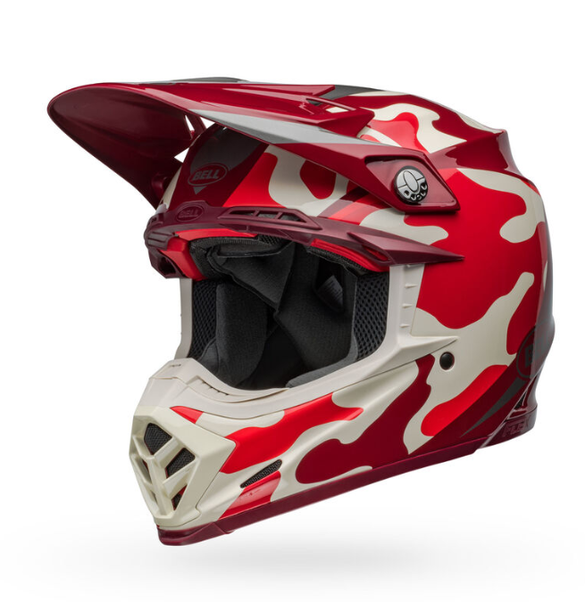 Bell Moto-9S Flex Ferrandis Mechant Gloss Red/Silver