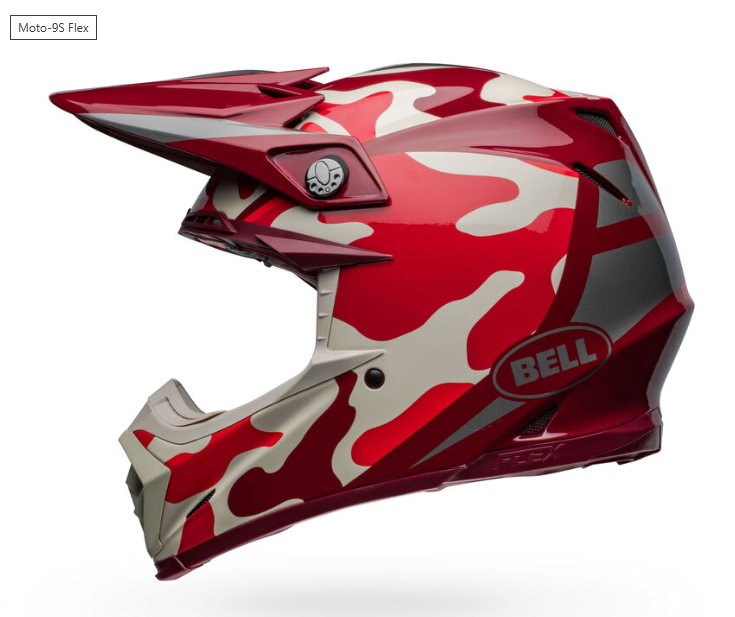 Bell Moto-9S Flex Ferrandis Mechant Gloss Red/Silver