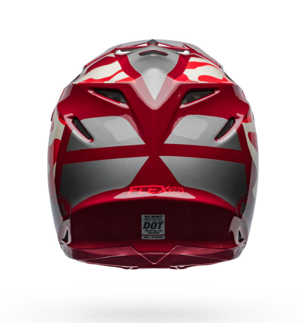 Bell Moto-9S Flex Ferrandis Mechant Gloss Red/Silver