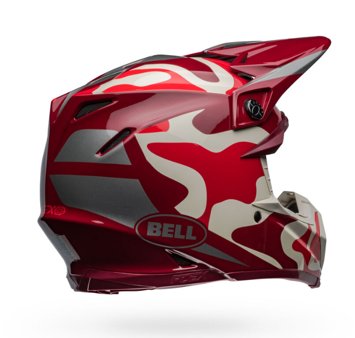Bell Moto-9S Flex Ferrandis Mechant Gloss Red/Silver