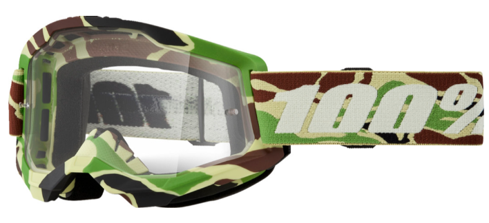 100 Percent Strata 2 Clear Lens Goggles