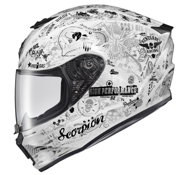 Scorpion Exo Exo-R420 Full-Face Helmet Shake II LARGE LAST UNIT