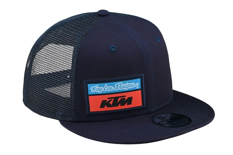 Troy Lee Designs KTM Team Stock Snapback Hat Navy