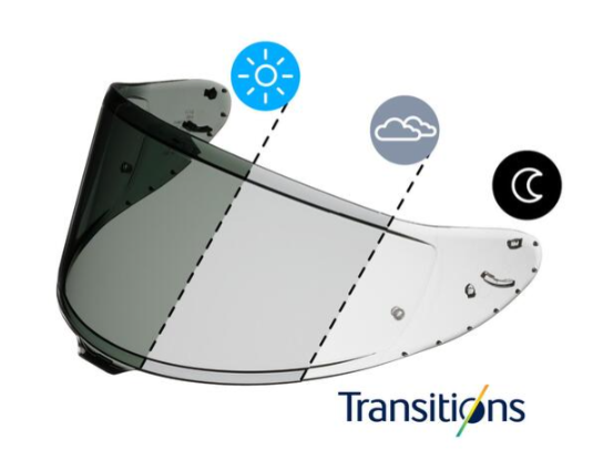 Shoei CWR-F2 Transitions® Pinlock® Ready Face Shield