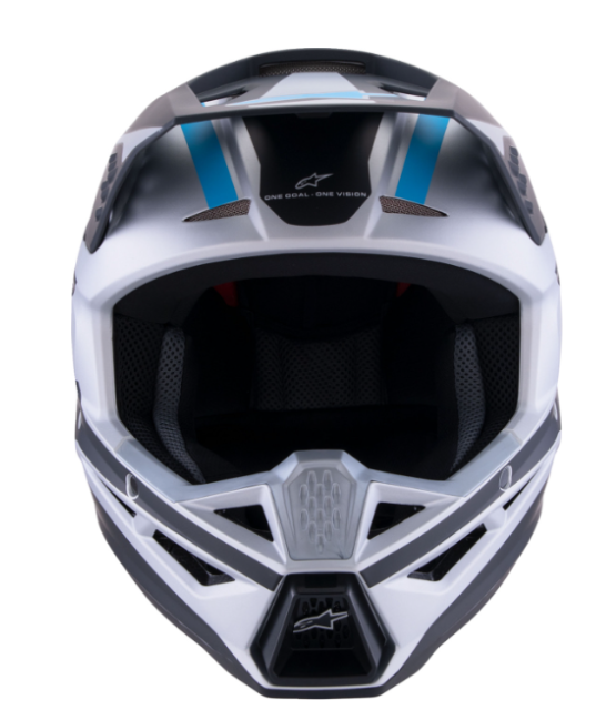 Alpinestar SM3 Helmet - Heat - Matte Silver/Blue/Black
