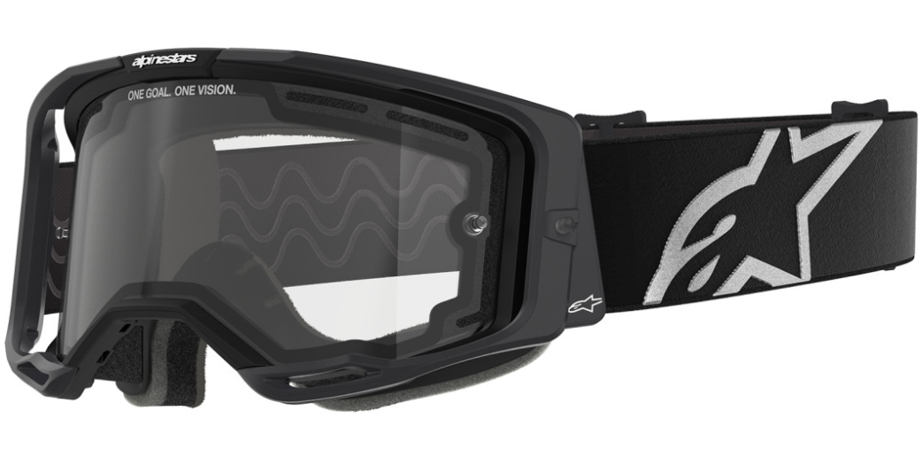 Alpinestars Vision 8 Goggle - Corp - Black - Clear Lens
