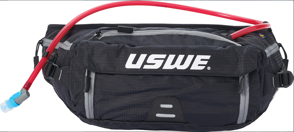 USWE ZULO 6 BLACK CARBON 1.5L VENTED HIP PACK PNP TUBE